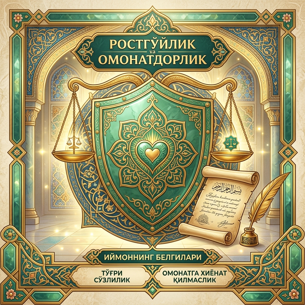 Rostgo'ylik va omonatdorlik