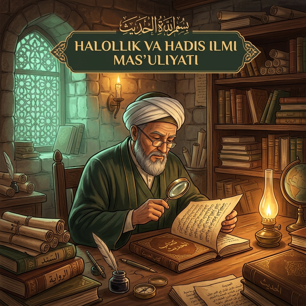 Halollik va hadis ilmi mas'uliyati