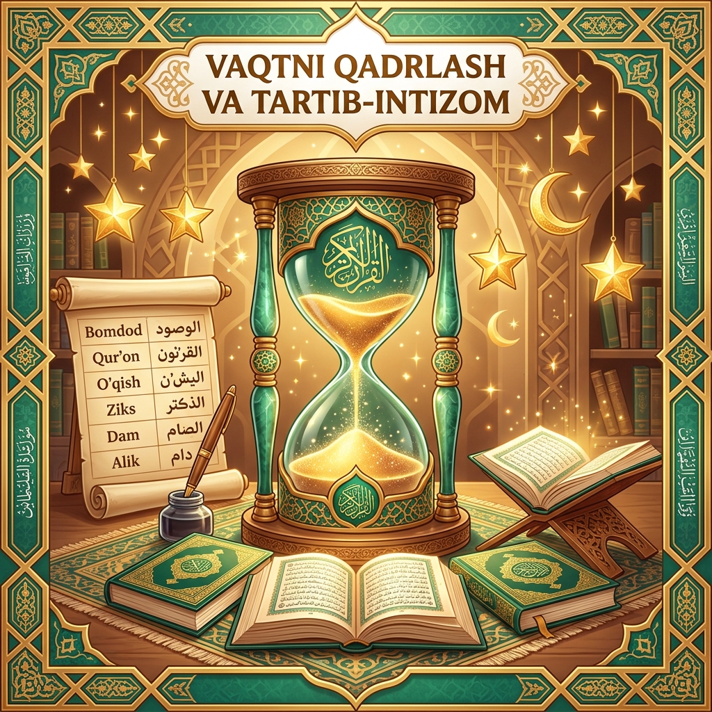 Vaqtni qadrlash va tartib-intizom