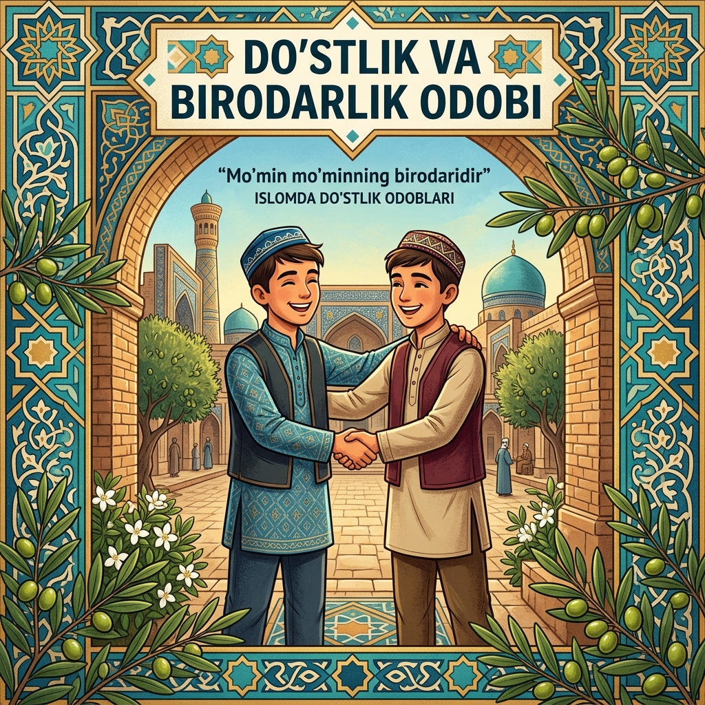 Do'stlik va birodarlik odobi